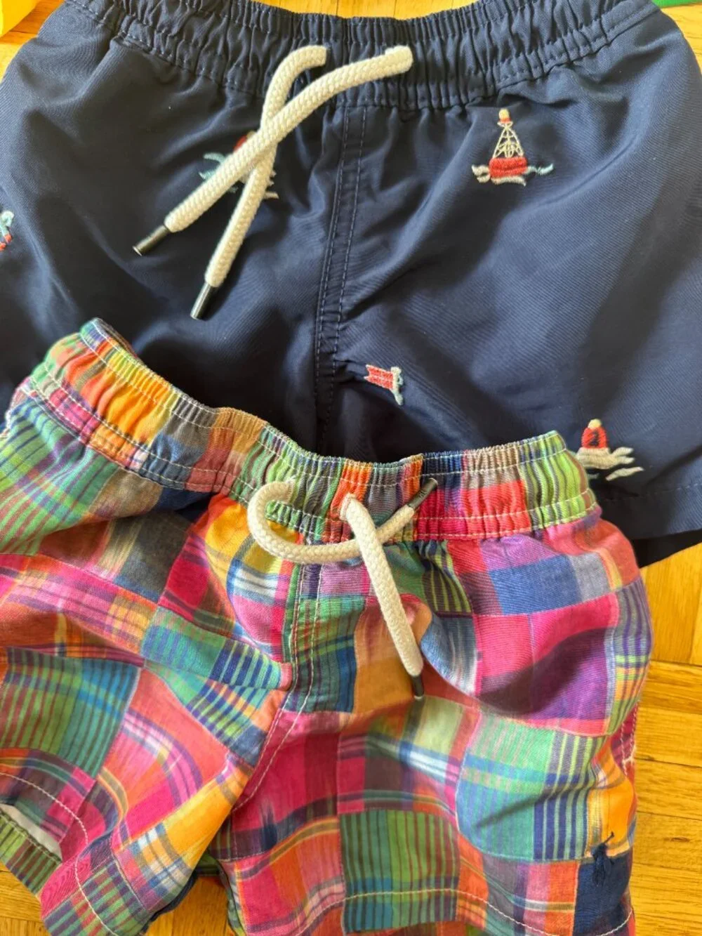 4-Pack Ralph Lauren Polo Boy Bathing Suit Bottoms- Size 2/2T